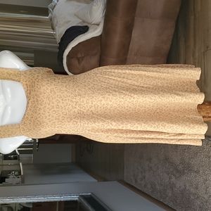 NWT.  Summer dress in animal print.